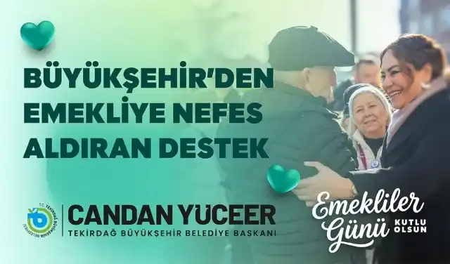 BÜYÜKŞEHİR'DEN EMEKLİYE NEFES ALDIRAN DESTEK