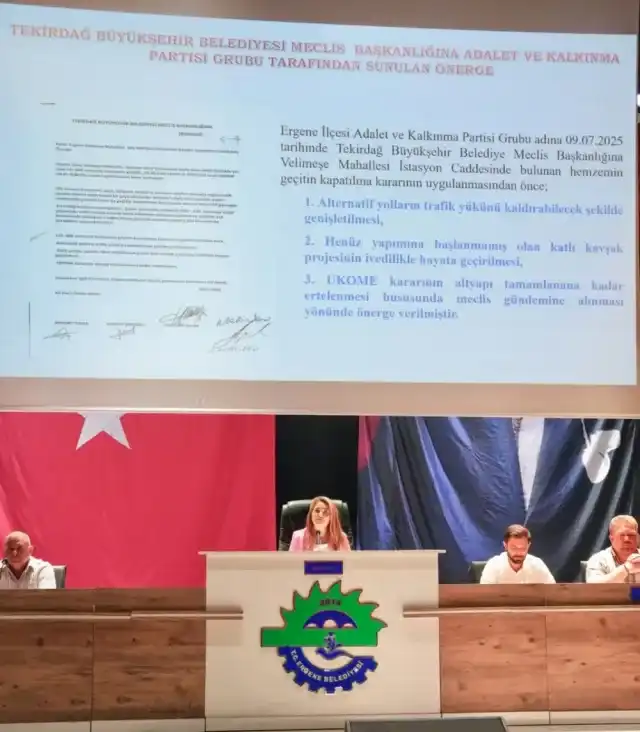 KATLI KAVŞAK PROJESİ TEKİRDAĞ BÜYÜKŞEHİR BELEDİYESİNİN SORUMLULUĞUNDADIR!