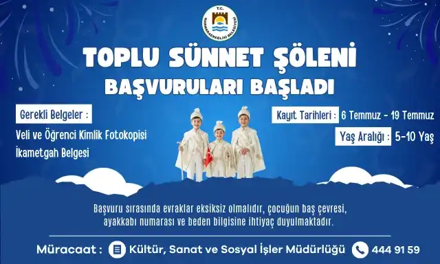 Marmaraereğlisi Belediyesi Toplu Sünnet Şöleni Kayıtları