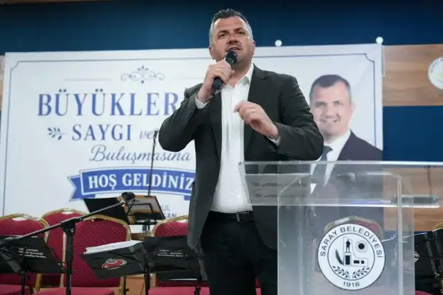 Saray belediyesi'nden 'büyüklerimize saygı ve vefa buluşması'
